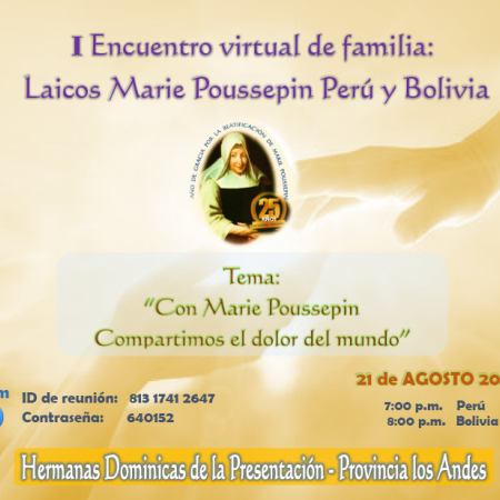 I encuentro virtual de familia: Laicos Marie Poussepin de Perú y Bolivia