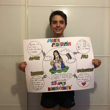 Espagne : Marie Poussepin à l'école « La Presentació » à Reus