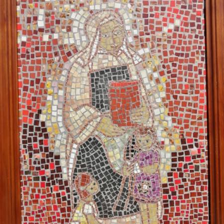 Mosaic of Marie Poussepin
